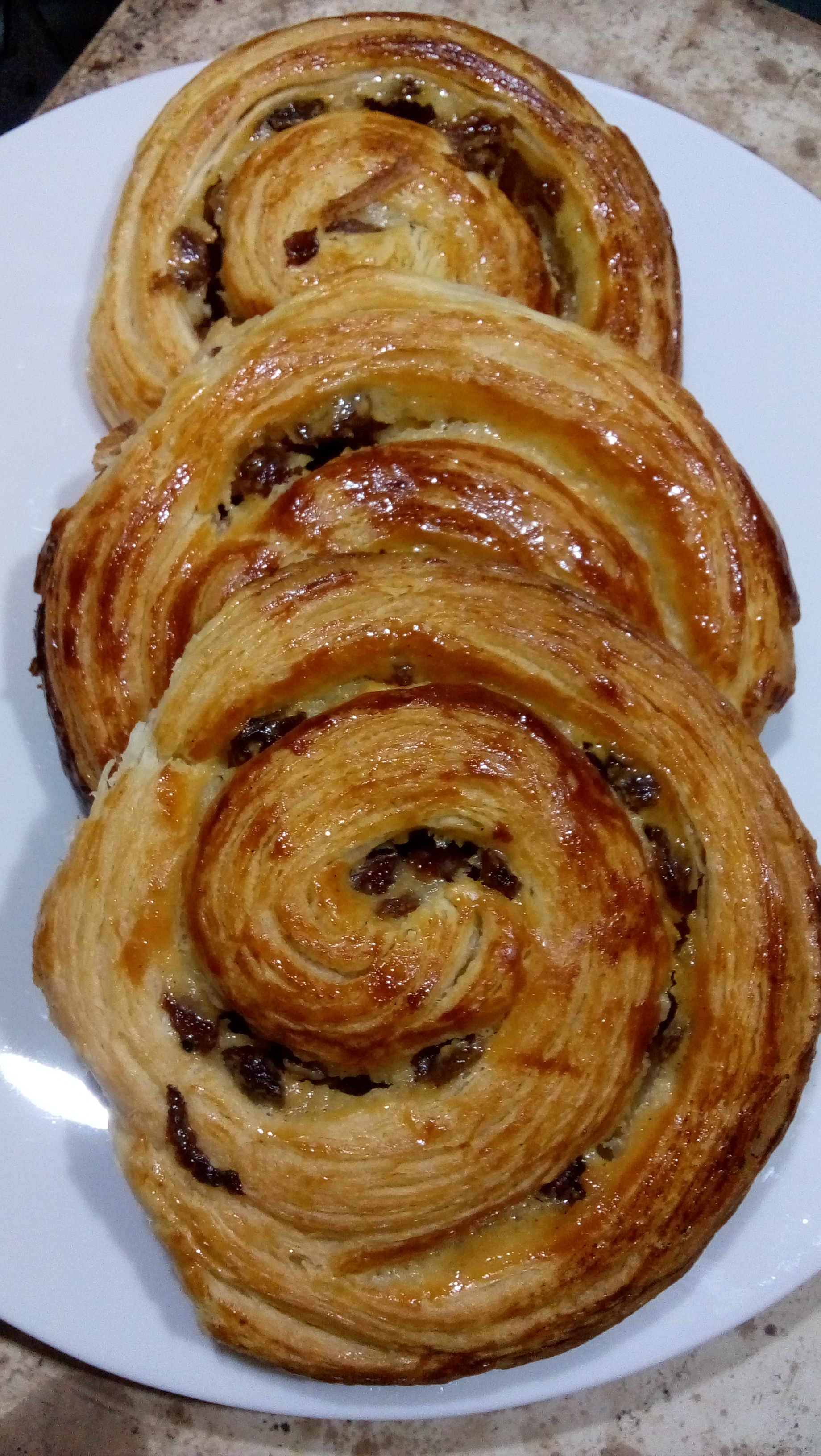 Pains aux raisins pur beurre
